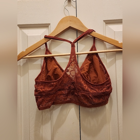 Aerie Racerback Lace Bralette Pullover Bra With Adjustable Straps-size Med- NWOT - Picture 2 of 3
